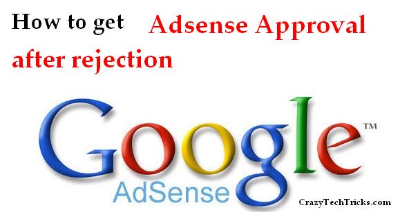 Adsense Approval after rejection