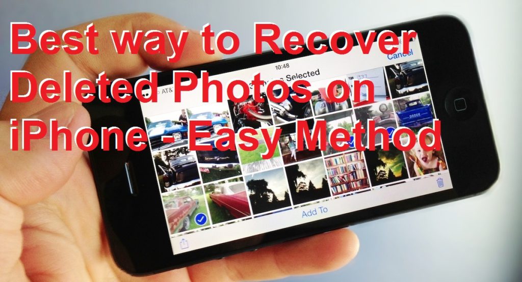 How to Recover Deleted Photos on iPhone - Easy Method