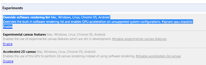 GPU Acceleration to make Google Chrome faster