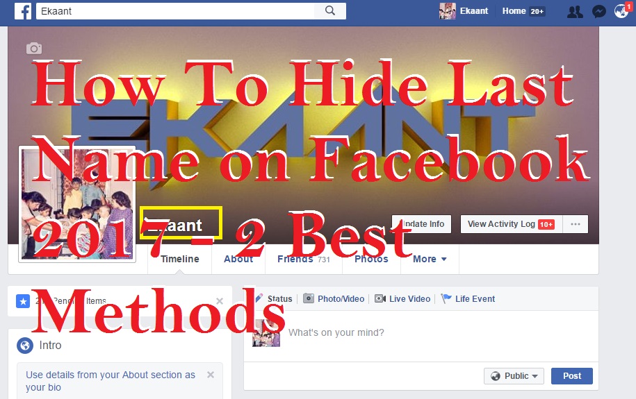 How To Hide Last Name on Facebook 2017 - 2 Best Methods