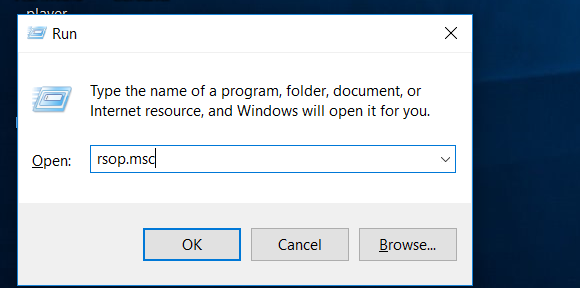 How to Fix “This copy of Windows is Not Genuine By type rsop.msc method