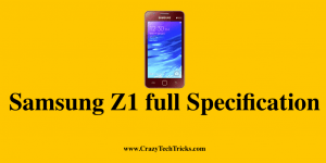 Samsung Z1 full Specification