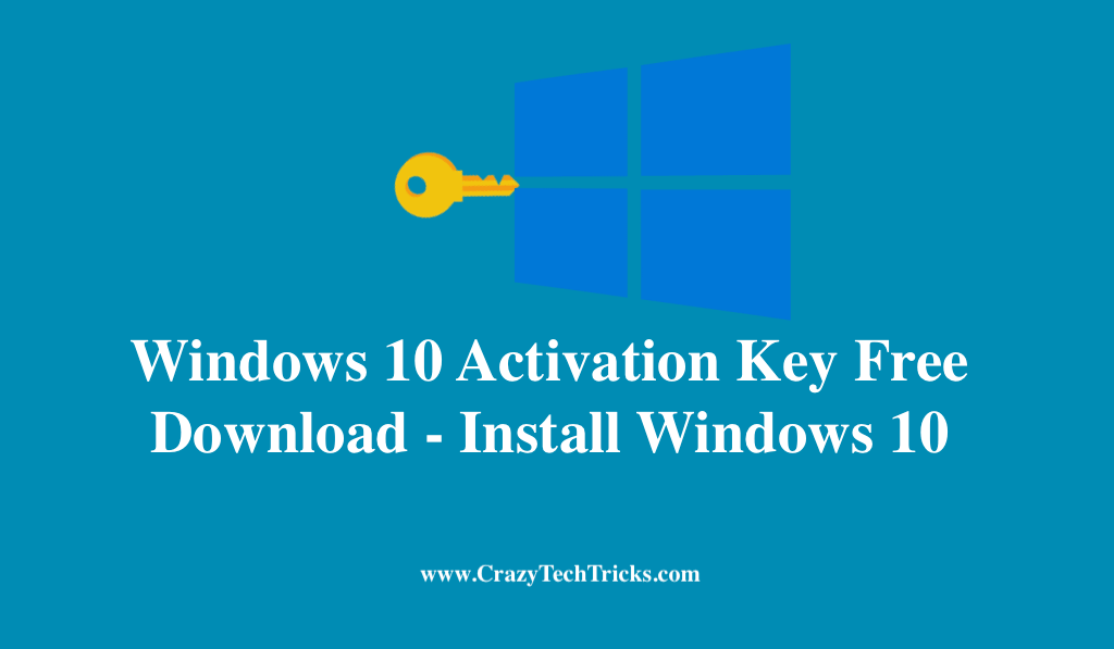 Windows 10 Activation Key Free Download