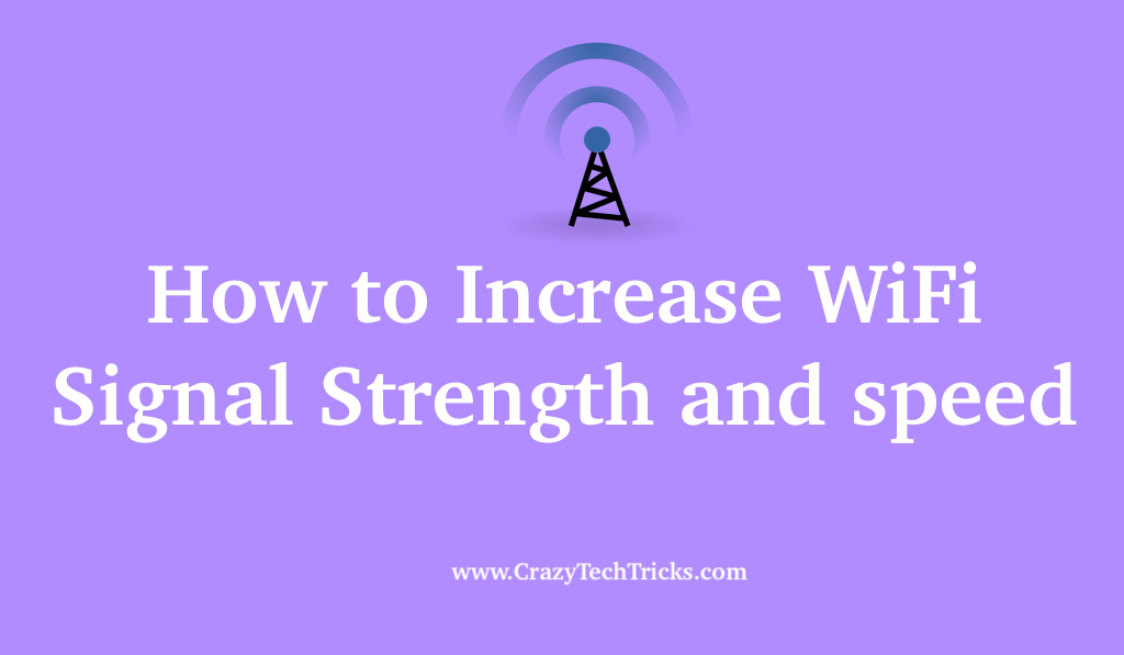 increase wifi signal