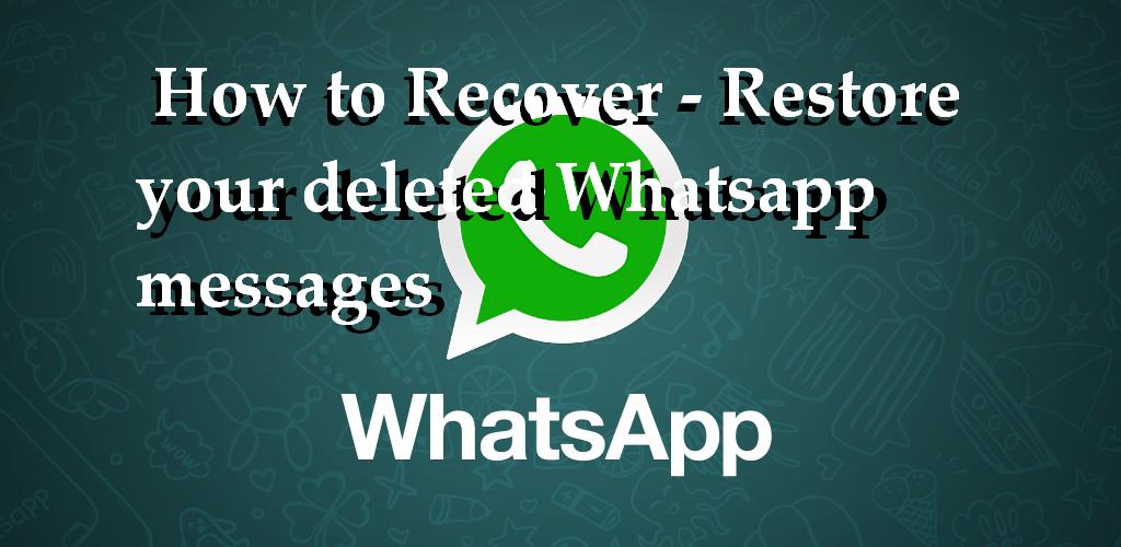 deleted whatsapp messages