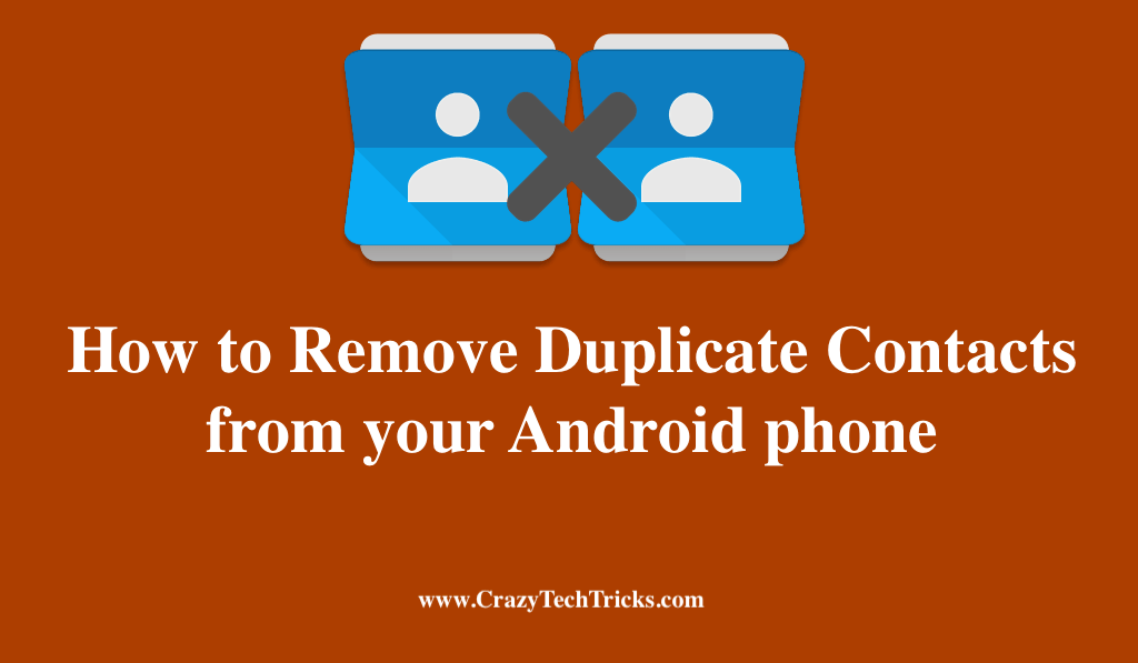 Remove Duplicate Contacts from your Android Phone