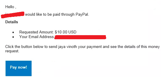 enter the amount you want to receive on your Paypal account - transfer money