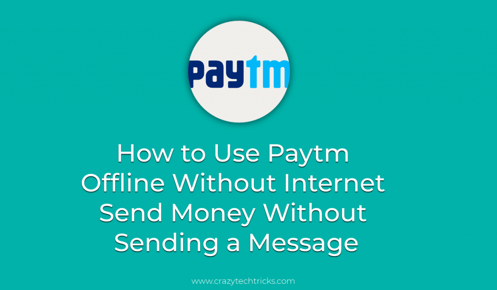send money without using the paytm app