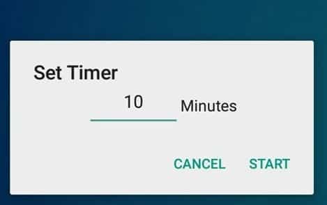 guest mode android-set timer