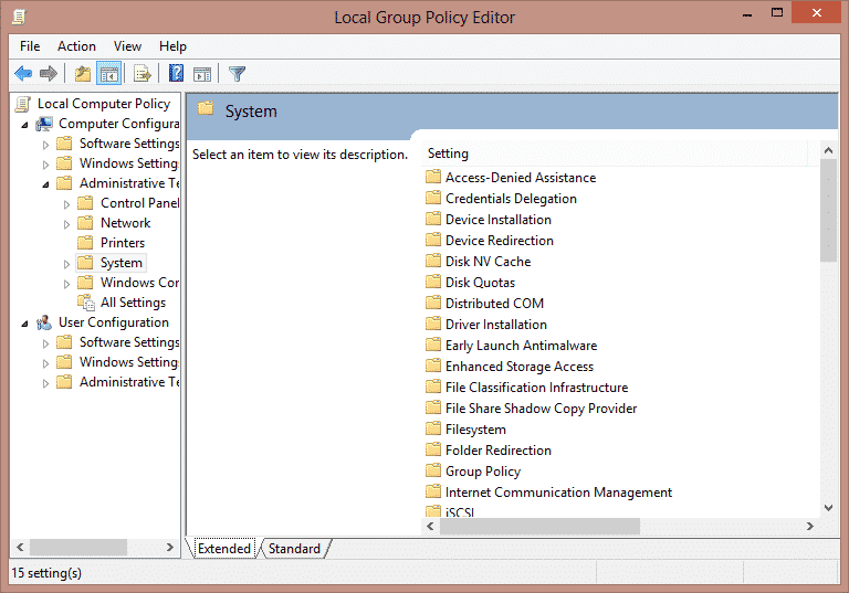 System” select “Logon to Use Local Group Policy Editor to Disable Fast User Switching On Windows 7, 8, 8.1 and 10