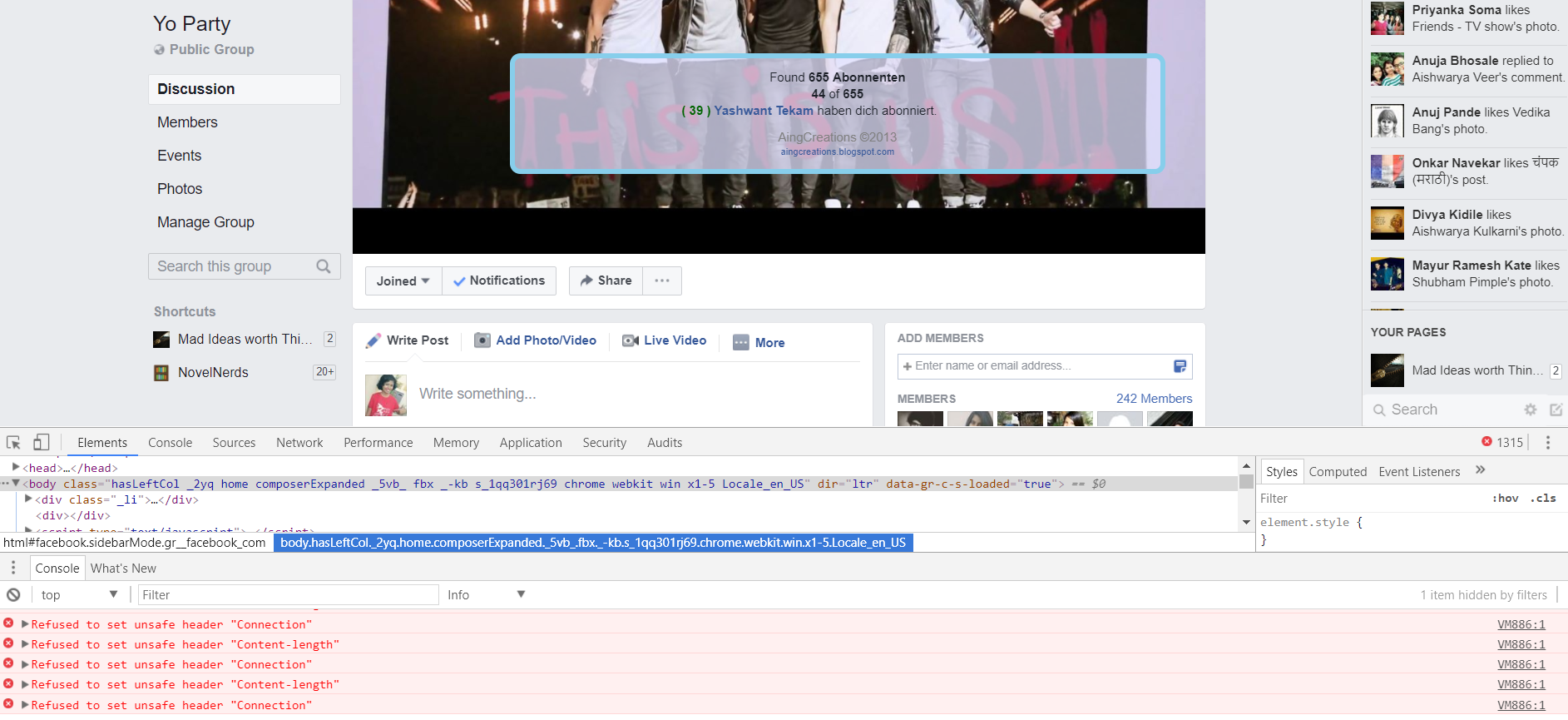 Auto Add Members to Facebook Group Script in 10 Seconds