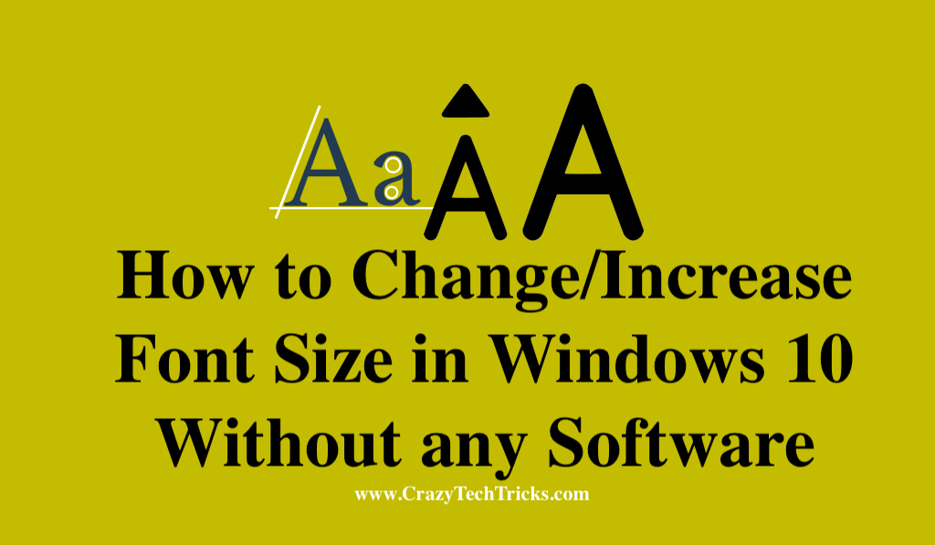 How To Increase Font Size On A Mac Desktop