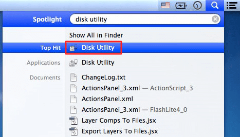Open the Disk Utility - How to Password Protect Folder on Mac
