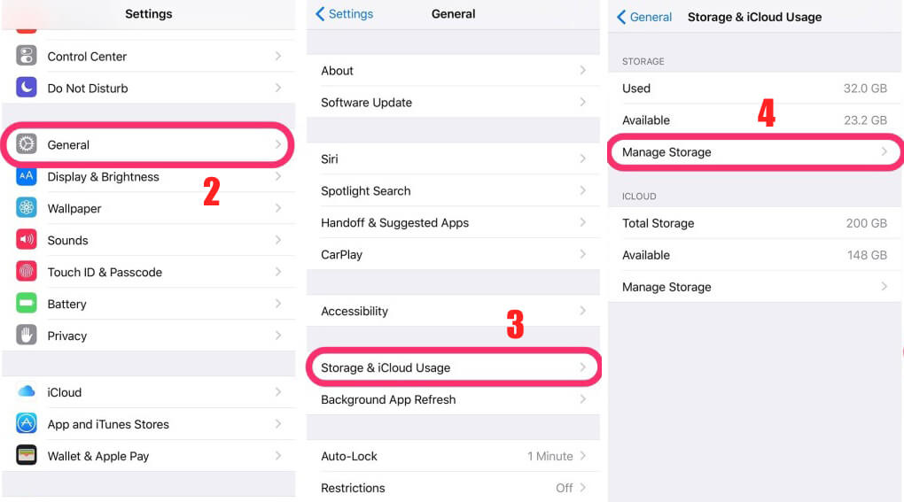 How to Free Up Space on Your iPhone – iPhone Storage Full - How to Manage Storage on iPhone 6, 7, 8 and X