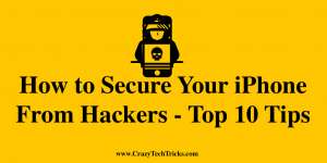 Secure Your iPhone From Hackers