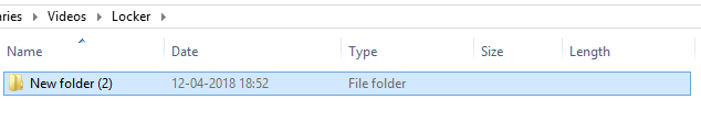 Locker folder has been shown at that place and your files or folders are present in that folder. - How to Password Protect a Folder in Windows 10 – Best Method