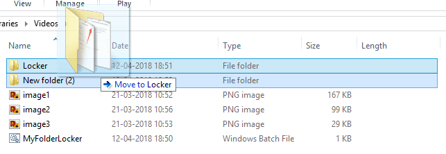 Paste all the files or folder which you want to password protect in the Locker folder. - How to Password Protect a Folder in Windows 10 – Best Method