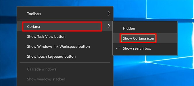 Remove Cortana from Taskbar- How to Disable Cortana in Windows 10 – Turn Off-Disable Cortana Completely