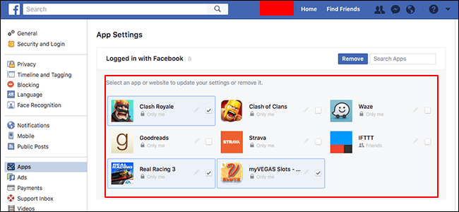click on Remove to remove all third-party apps from Facebook at once - How to Remove All Third-Party Apps From Facebook At Once