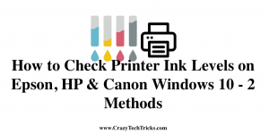 How to Check Printer Ink Levels
