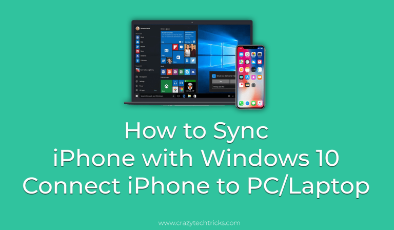 how to connect iphone 7 to hp laptop with windows 10