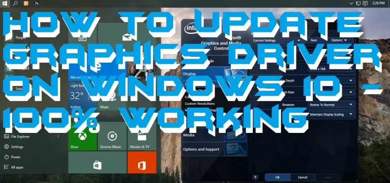 update graphics driver windows 10