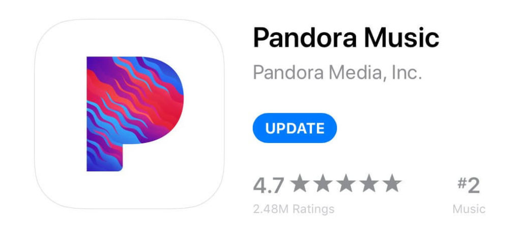 Pandora - Top 10 Best apps to Listen to Music Without WiFi on Android & iPhone