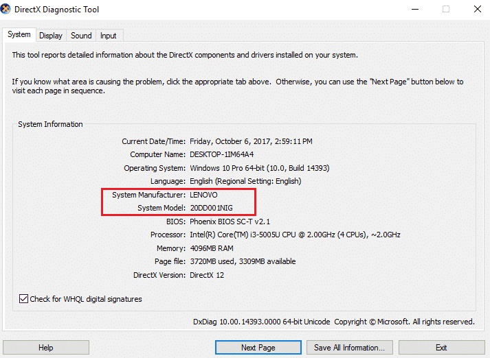 How to Find Out What Motherboard I Have Windows 10 - Top 5 Methods - Using DirectX Application