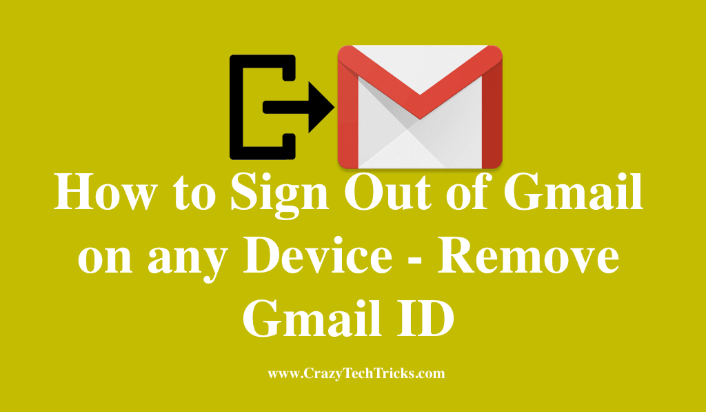 How to Sign Out of Gmail 