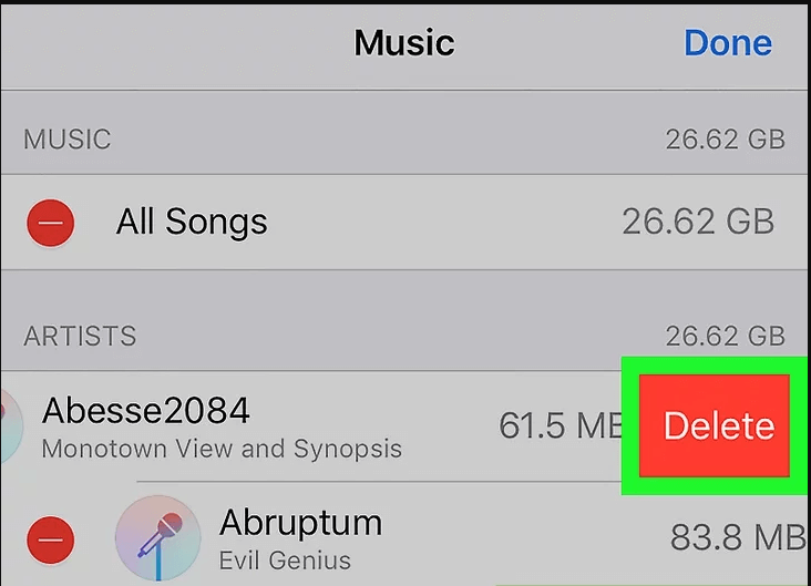 How to Delete Music from iPhone – Using Settings