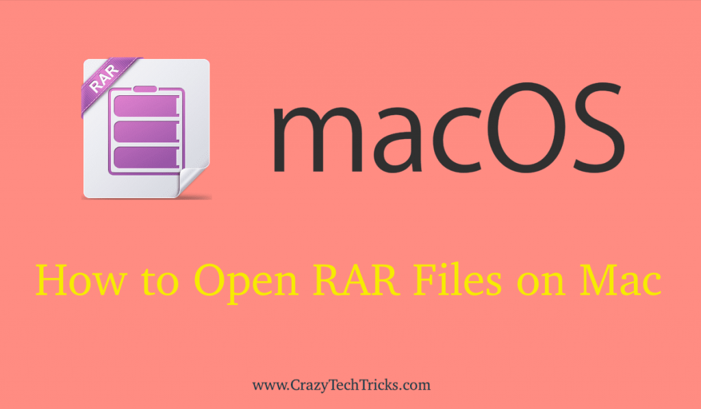 how to use rar files on mac