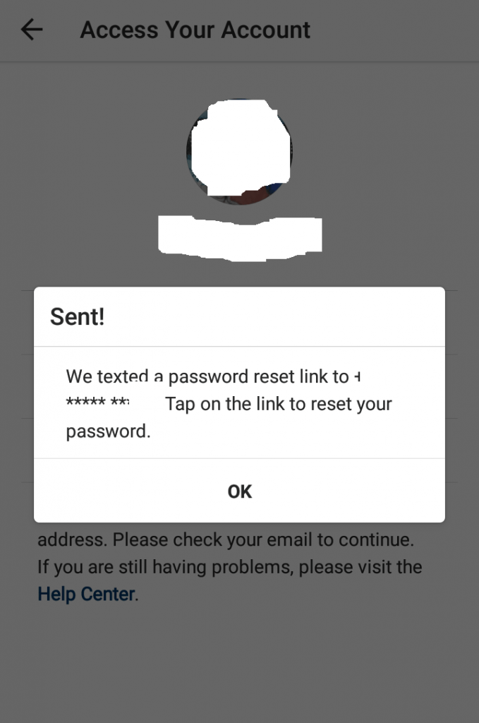 How to Recover Instagram Forgot Password – Using Phone Number-