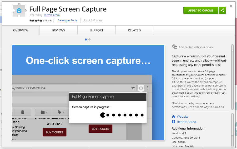 How to Take a Scrolling Screenshot on Windows 10 PC-Laptop – Using Full Page Screen Capture Chrome Extension