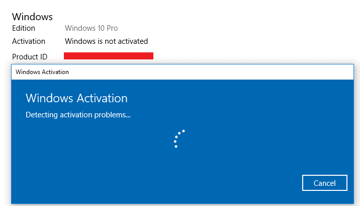 Now Windows will itself run the troubleshooter and try to find the solution - Using Activation Troubleshooter - How to Fix Your Windows License will Expire Soon