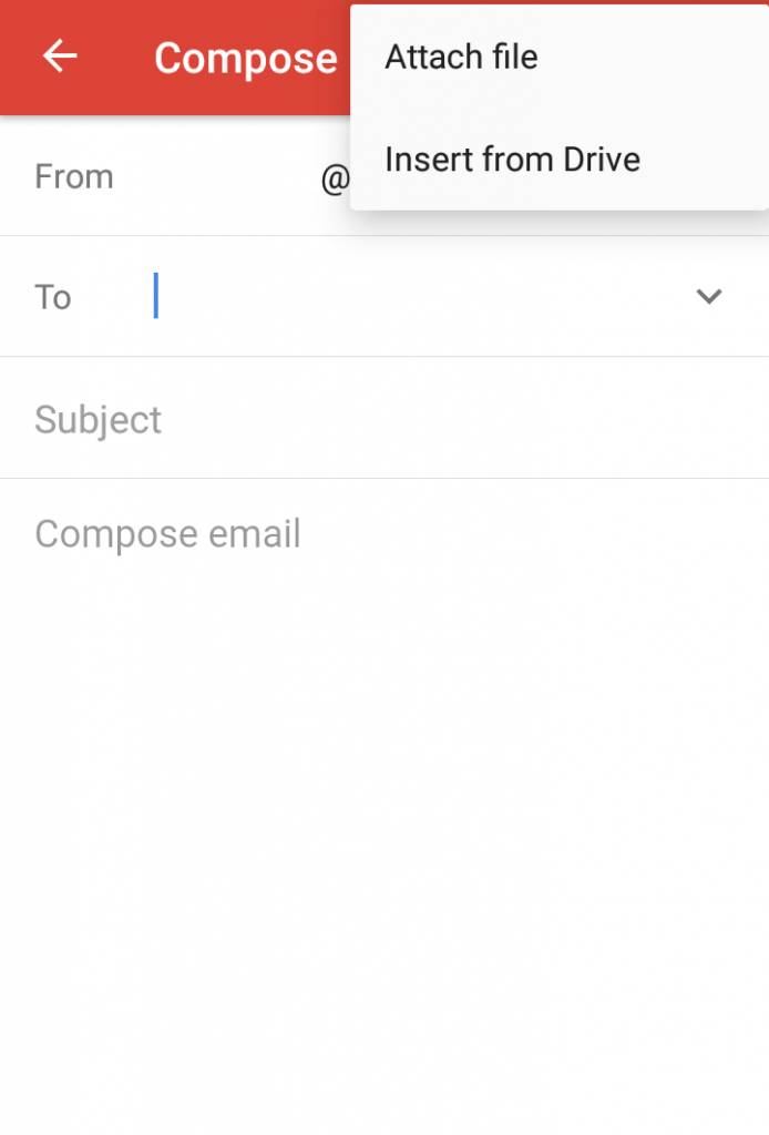 Send Large Files Through Gmail on Android using Google Drive