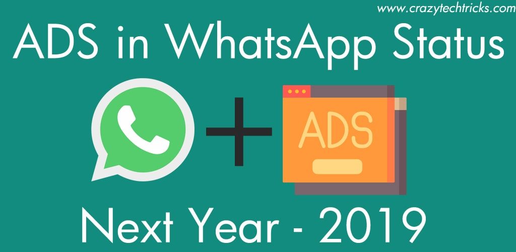 WhatsApp is Going to Show Ads in Status From Year 2019