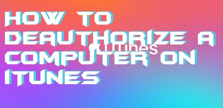 How to Deauthorize a computer on iTunes Best Method