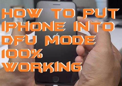 How to Put iPhone into DFU Mode 100% Working