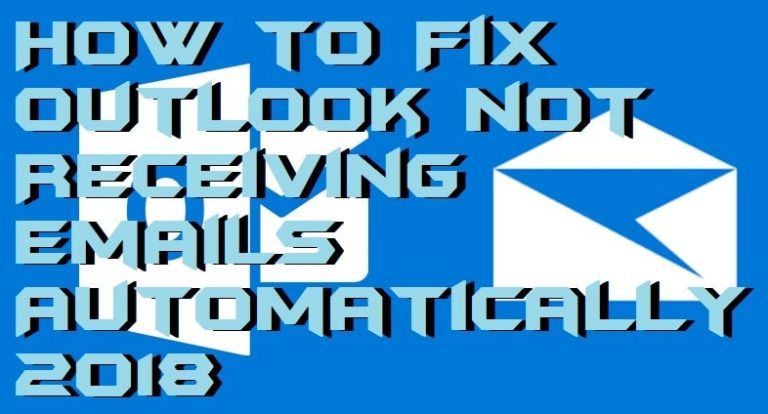 How To Fix Outlook Not Receiving Emails Automatically Crazy Tech Tricks