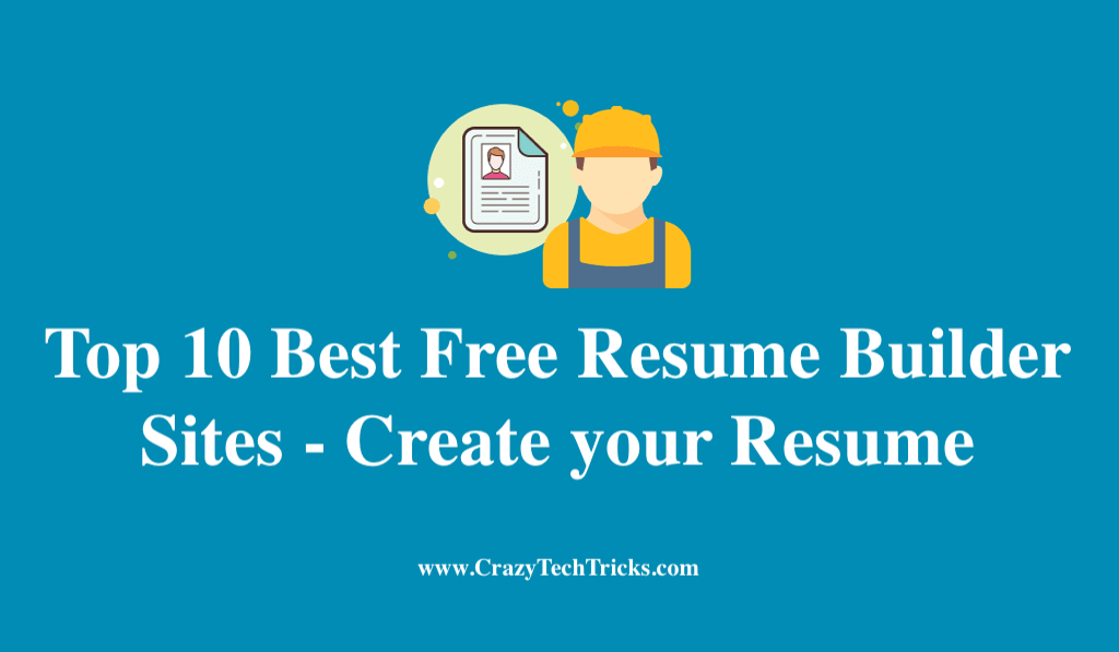 best sites for resume builder