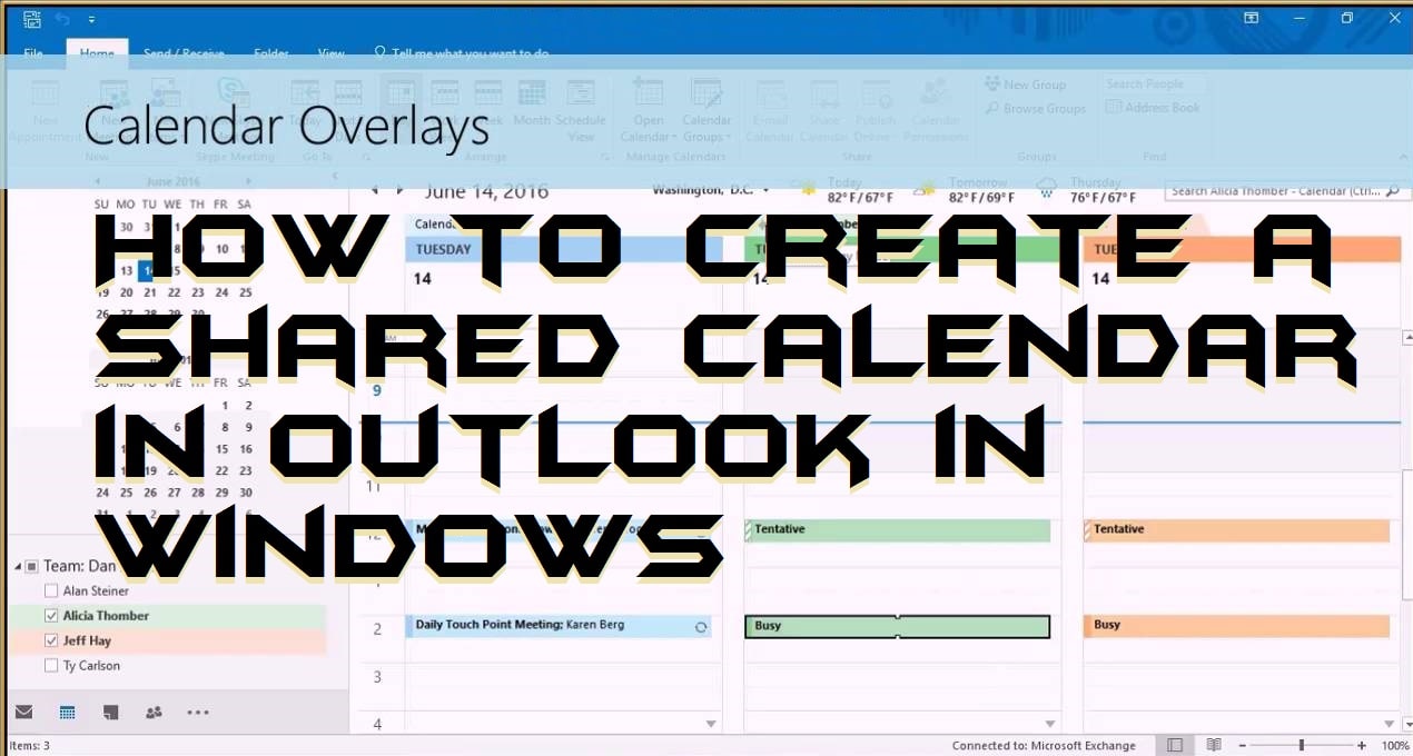 How to Create a Shared Calendar in Outlook in Windows Crazy Tech Tricks
