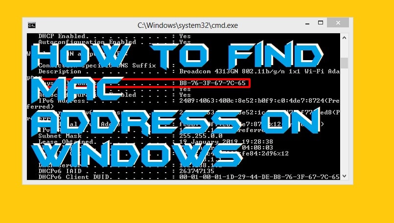 How to Find MAC Address on Windows 10, 8.1 & 8 - Crazy Tech Tricks