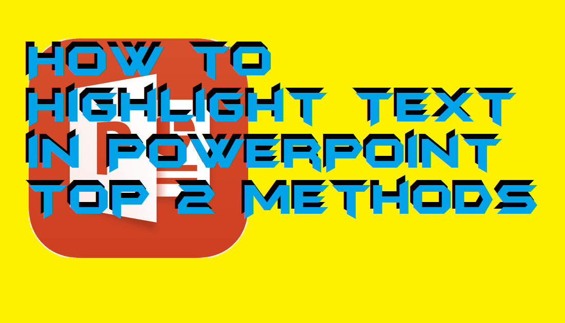 how to highlight on picture in powerpoint