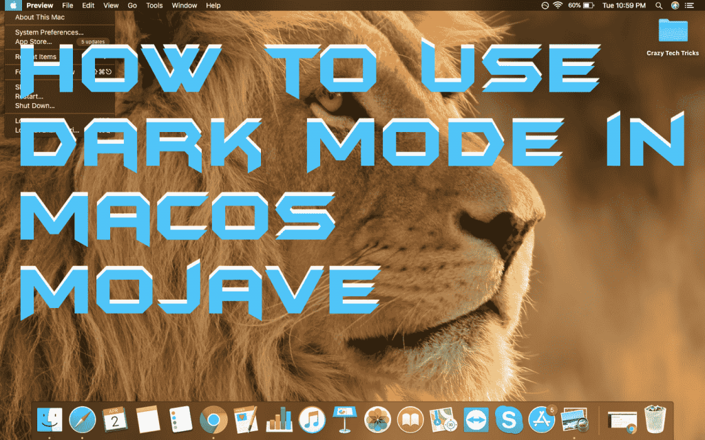 How to Use Dark Mode in macOS Mojave