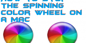 How to Stop the Spinning Color Wheel on a MAC without losing Work or Data