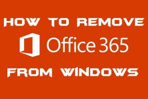 microsoft office 365 removal tool