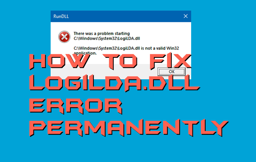 fix rundll error windows 10