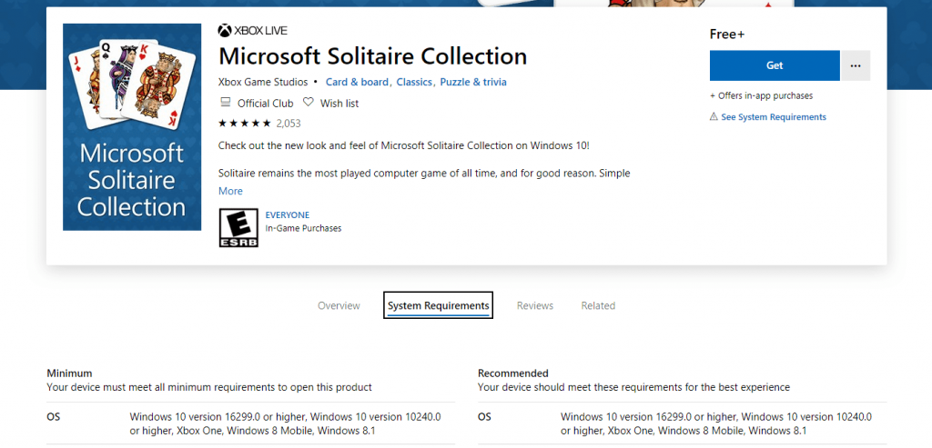 Microsoft Solitaire Collection Windows 10 Download