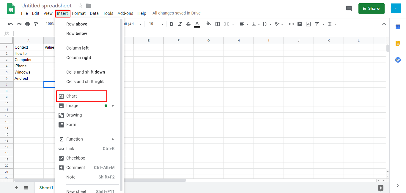 How To Edit Chart In Google Sheets