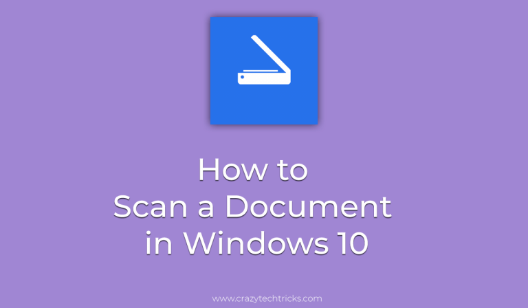 how to scan a document to my computer windows 10 hp printer